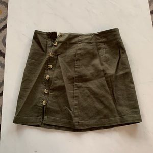 Green skirt